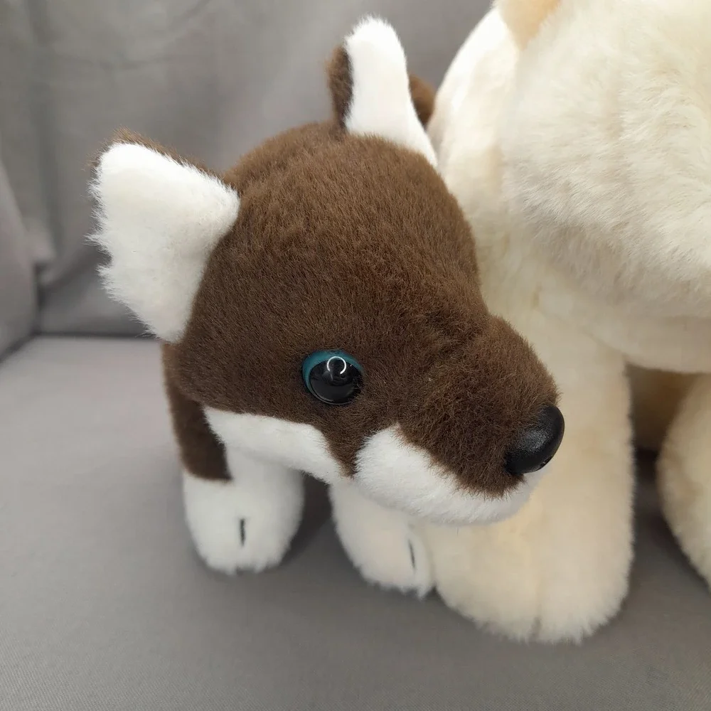 Wild Republic Unlikely Friendships Plush Sled Dog & Polar Bear Stuffed Animals